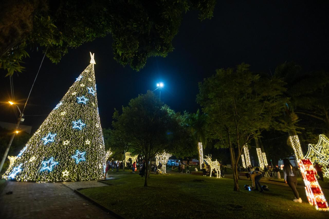 Desde el 16 de noviembre, Pereira encendió su alumbrado navideño