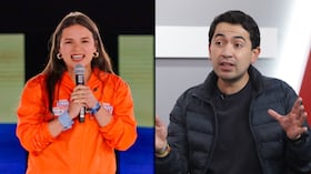 Carol Borda y Daniel Briceño.