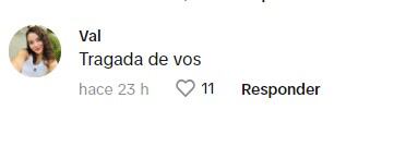 La novia de Linda comentó su publicación