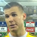 Juan Pablo Vargas, capitan de Millonarios en la derrota ante Palestino