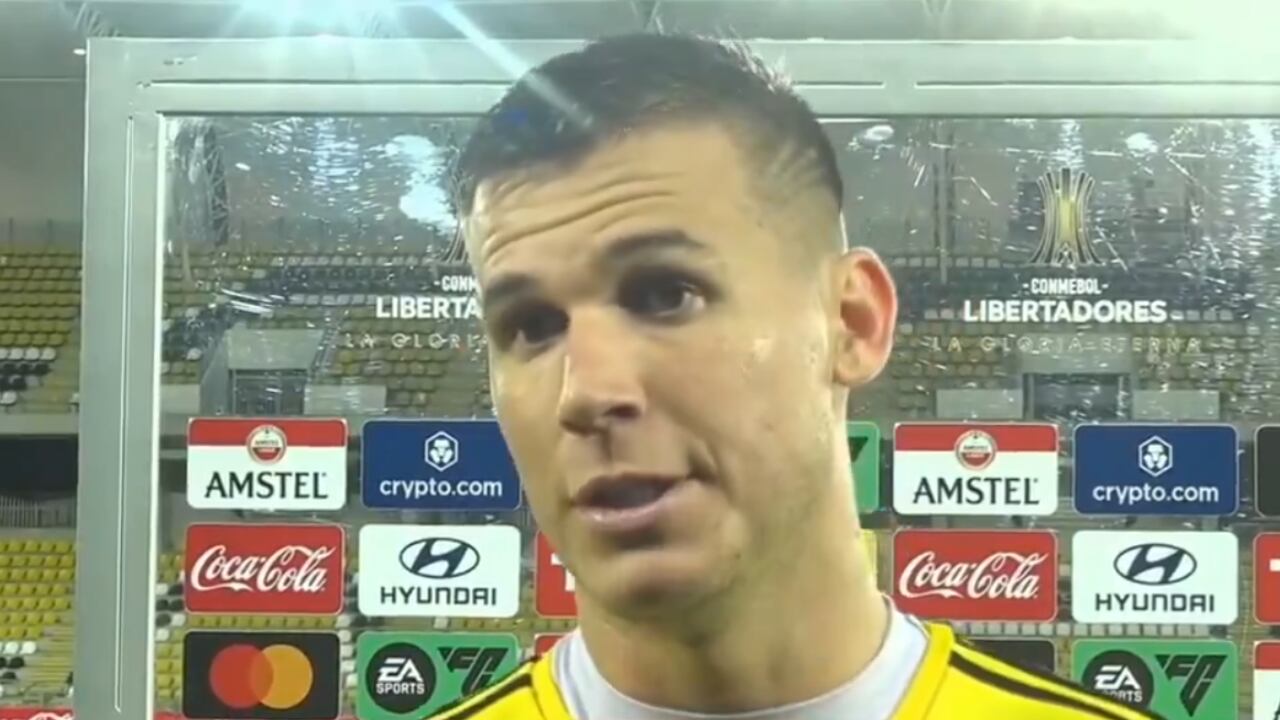 Juan Pablo Vargas, capitan de Millonarios en la derrota ante Palestino.