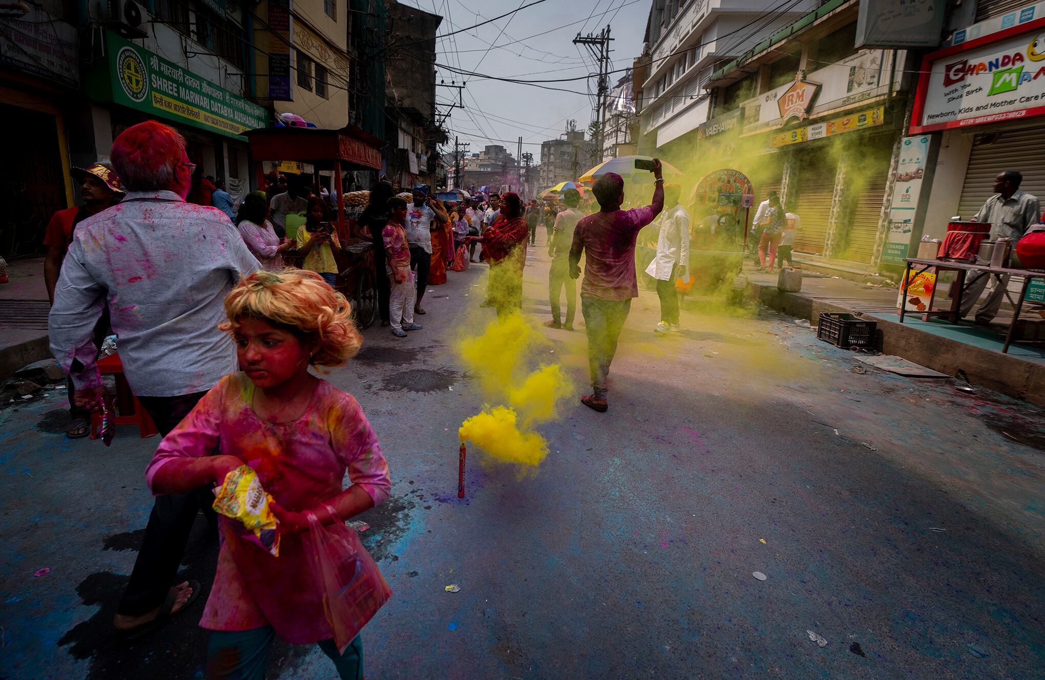 En imágenes : los colores del festival Holi en India