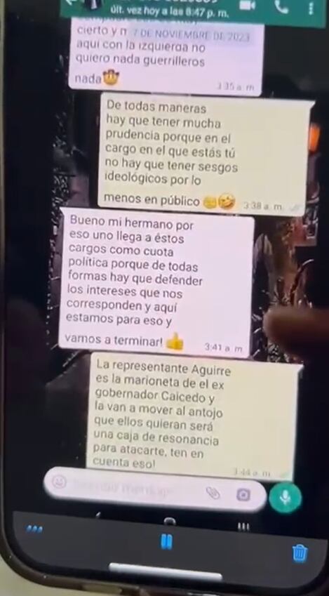 La congresista de Fuerza Ciudadana presentó una denuncia ante las autoridades alertando sobre un intento de extorsión.
