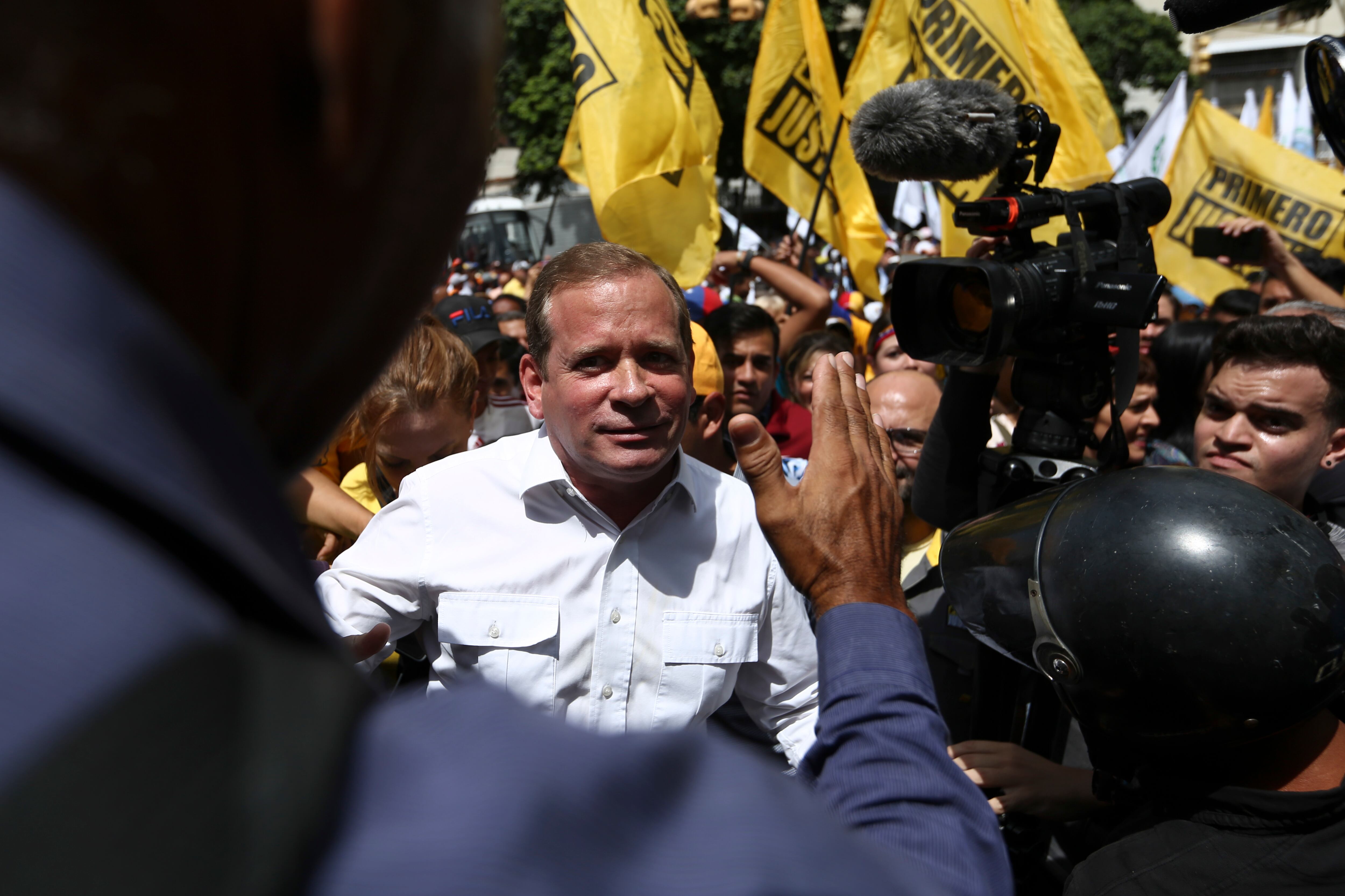 Juan Pablo Guanipa, líder opositor venezolano.