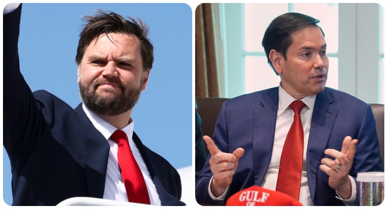 JD Vance y Marco Rubio serían los elegidos de Trump para sucederlo