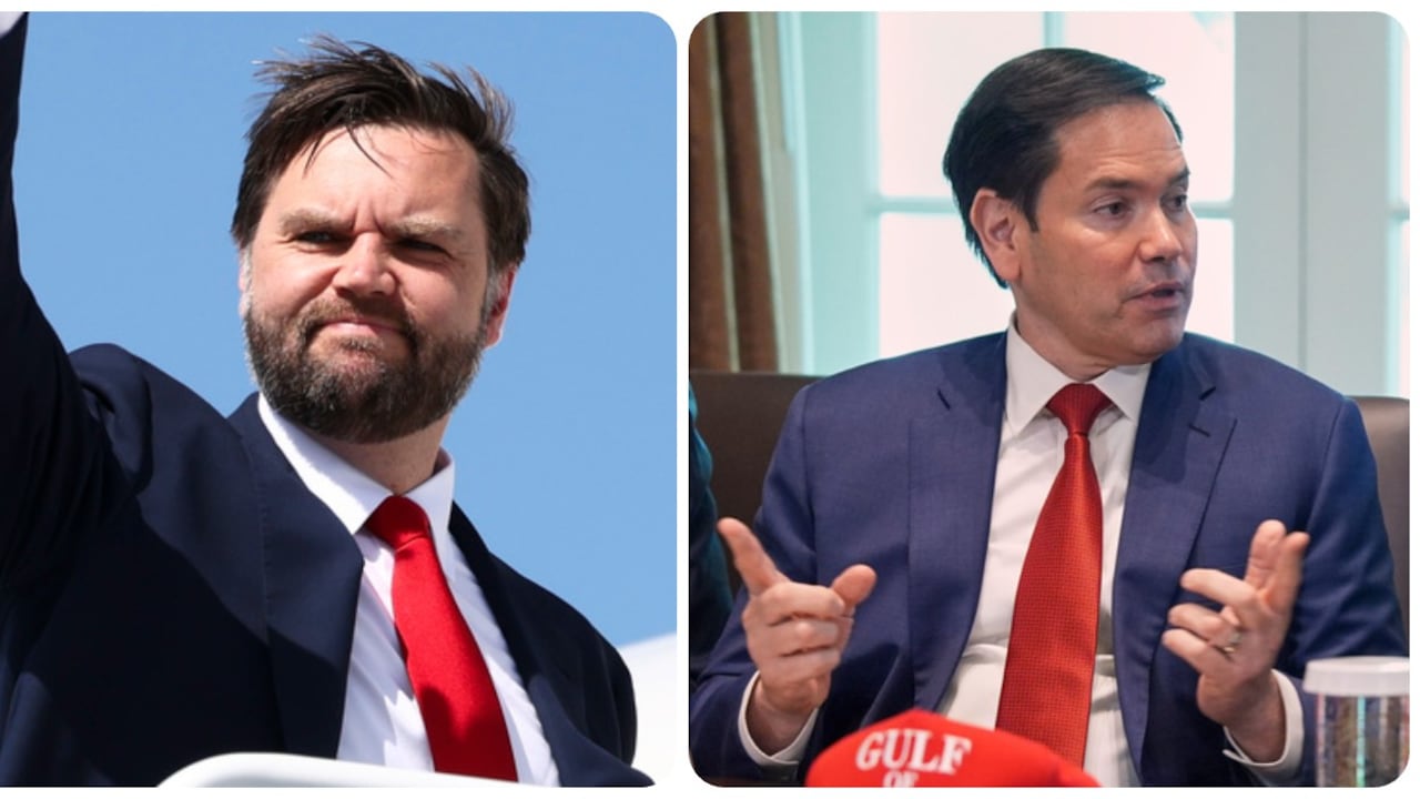 J. D. Vance y Marco Rubio serían los elegidos de Trump para sucederlo.
