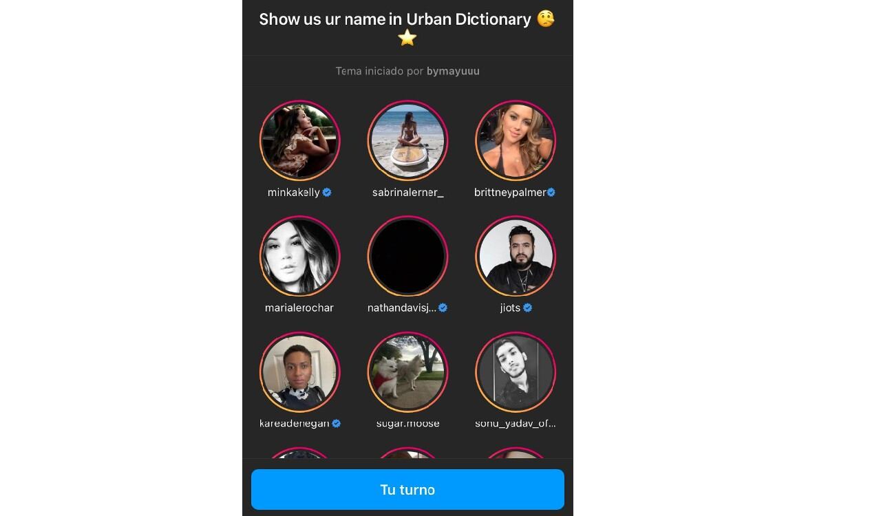 Para saber el significado del nombre, se hace clic en el botón 'Tu Turno'