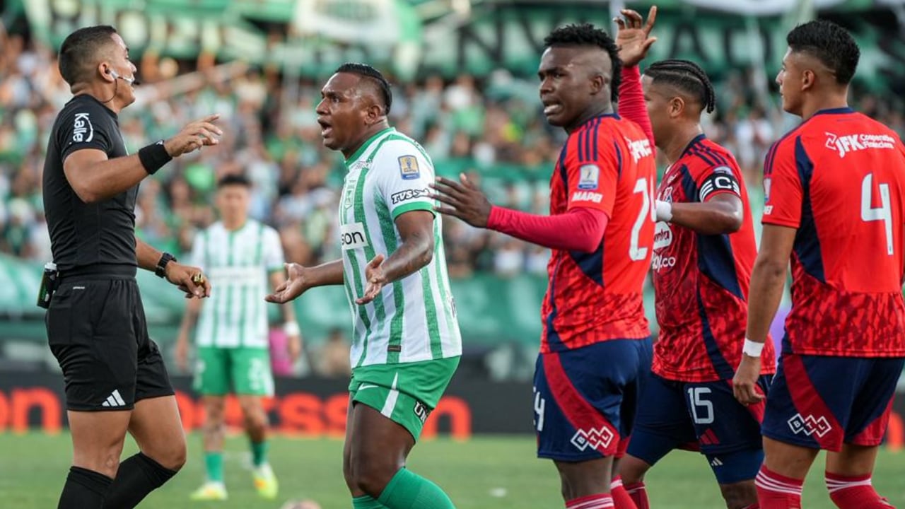 Final ida Copa BetPlay 2025 entre Atlético Nacional y DIM