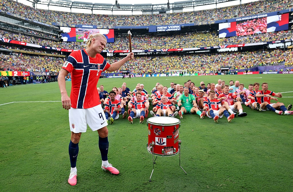 Erling Haaland y la Selección de Noruega.