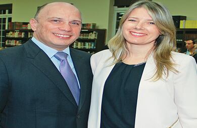 Sergio Araújo y Sandra Savi.