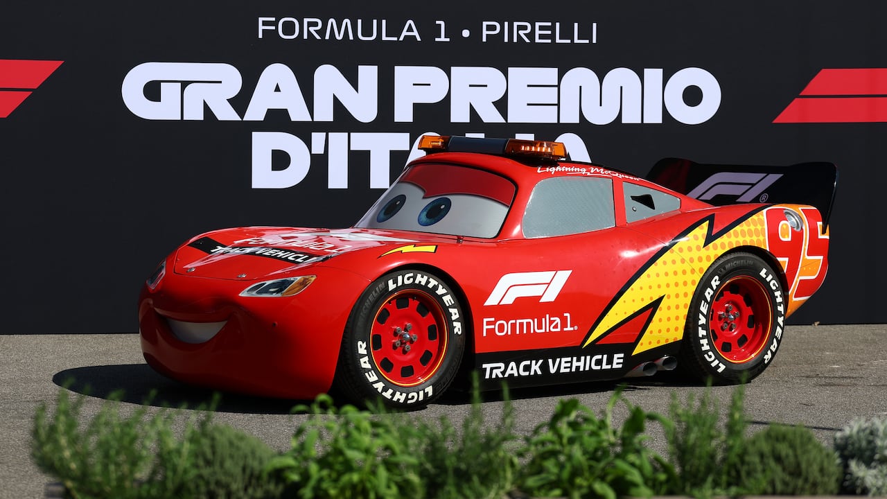 El protagonista de Cars realizará una vuelta de honor en el Autódromo Nacional de Monza durante el Gran Premio de Italia.