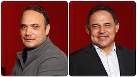 Los senadores Alfredo Deluque y Honorio Henríquez.