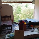 Casa del corregimiento San Pedro de Ingará, en San José del Palmar, epicentro del terremoto del lunes 10 de agosto en Colombia.