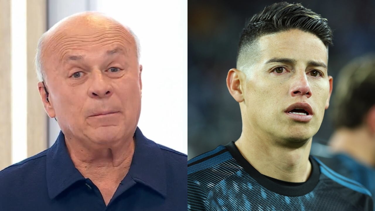 Carlos Antonio Vélez y James Rodríguez.