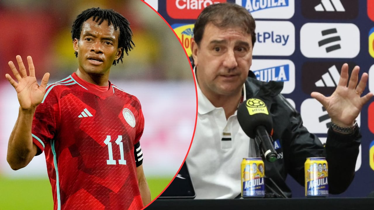 Juan Guillermo Cuadrado y Néstor Lorenzo. El volante fue sumado a la prelista de 55 jugadores rumbo al Mundial 2026.