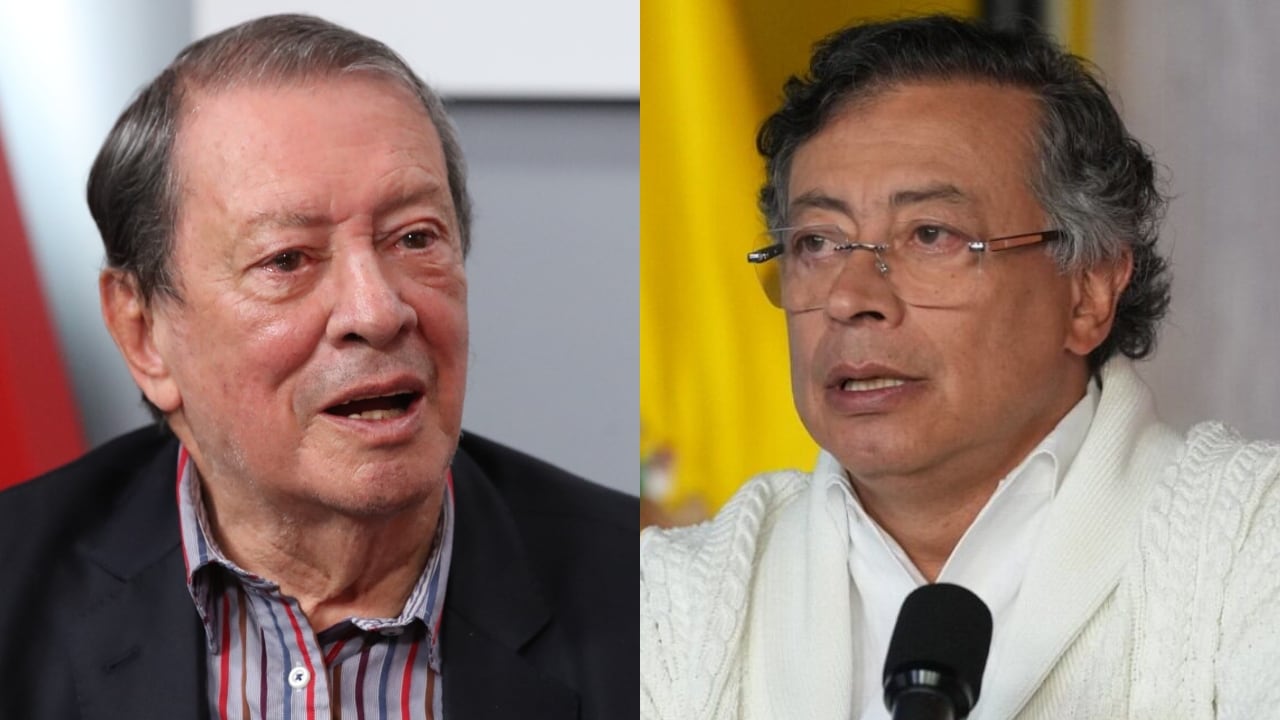 Mario Hernández y Gustavo Petro.