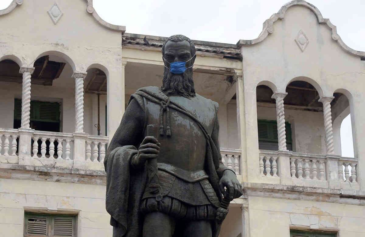 Desde el fin de semana el alcalde William Dau Chamat había anticipado que el aniversario de este año sería diferente a los anteriores, en medio del aislamiento obligatorio y otras medidas para frenar la expansión del virus. Foto: Cortesía Alcaldía de Cartagena