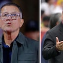 Juan Carlos Osorio (izq.) hizo público su interés de trabajar en Selección Colombia, así sea como asistente técnico de Néstor Lorenzo (der.).