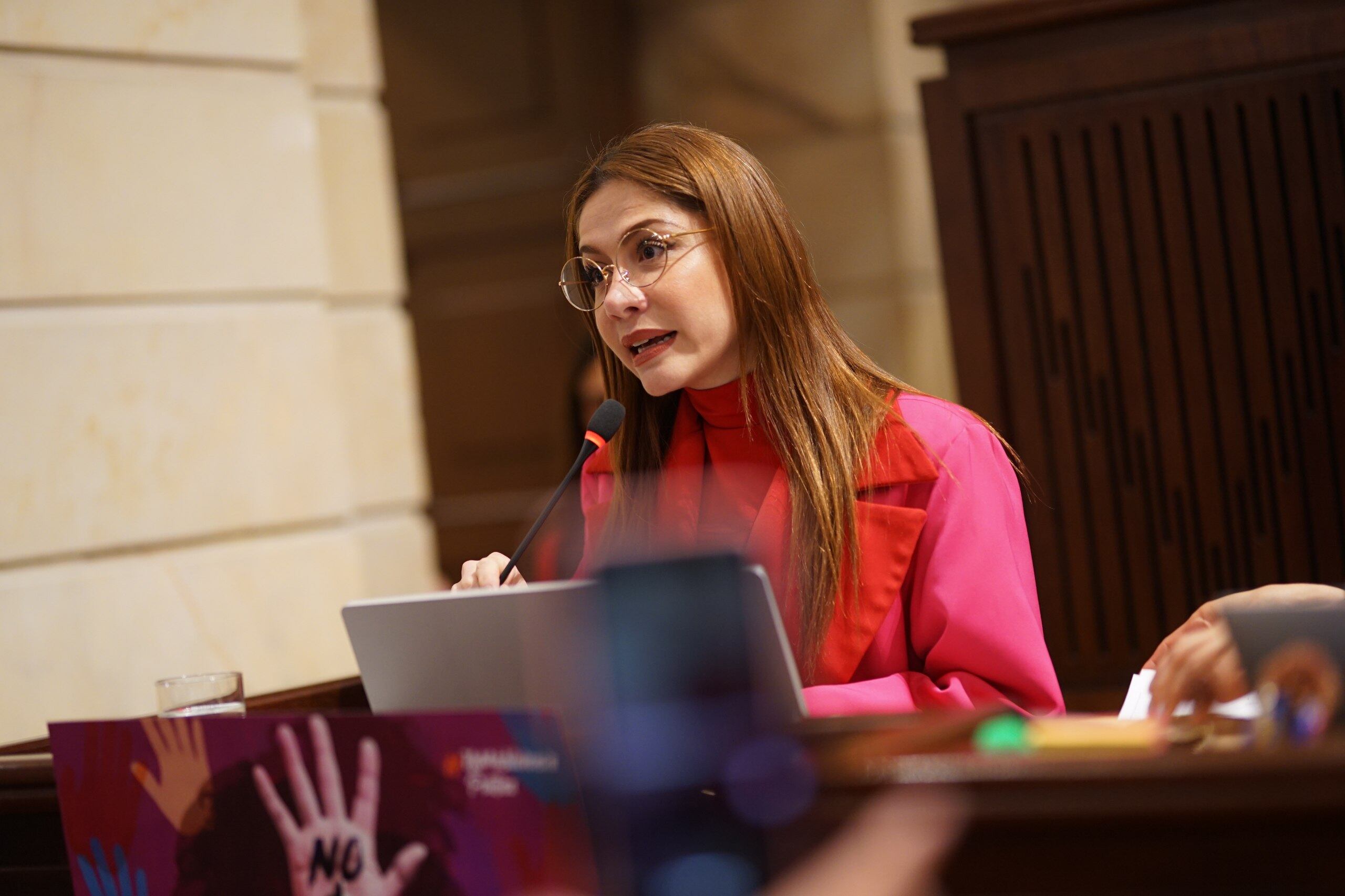 Catherine Juvinao, representante de la Alianza Verde.