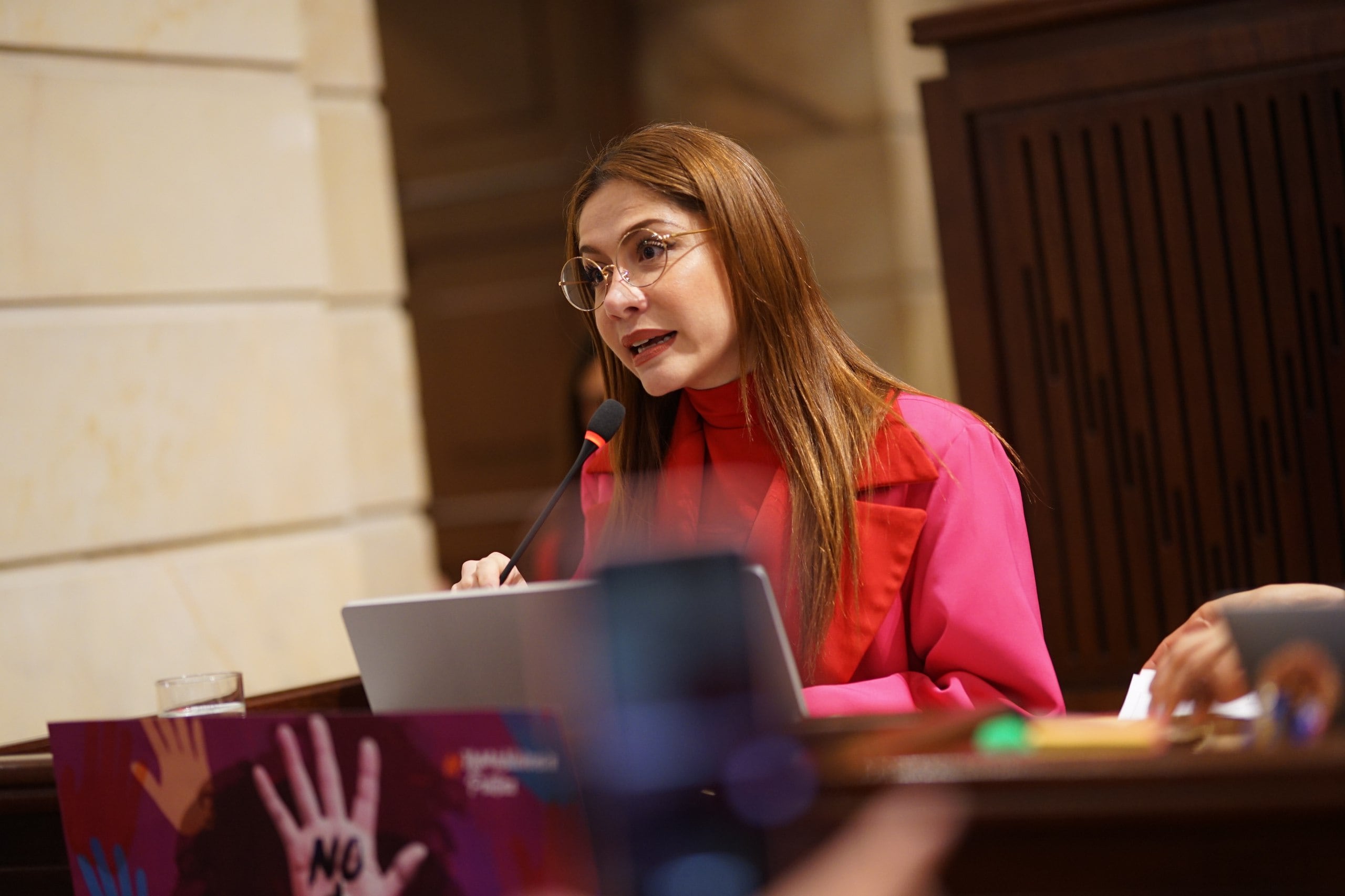 Catherine Juvinao, representante de la Alianza Verde.