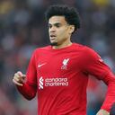 LIVERPOOL, ENGLAND - MAY 03: Luis Diaz of Liverpool during the Premier League match between Liverpool FC and Fulham FC at Anfield on May 03, 2023 in Liverpool, England. (Photo by James Gill - Danehouse/Getty Images)