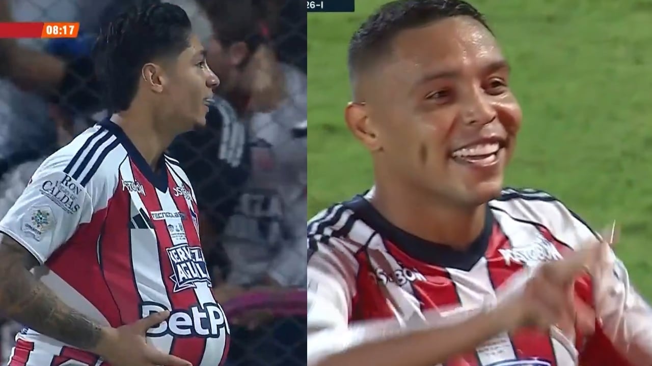 Bryan Castrillón y Luis Muriel.
