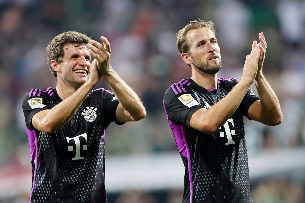 Harry Kane marcó su primer gol en el Bayern Múnich