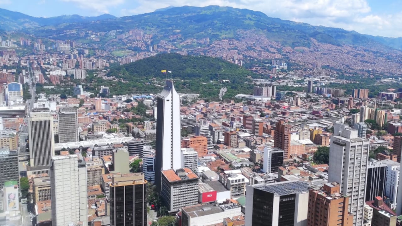 Panorámica de Medellín.