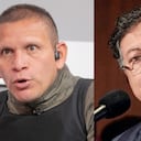 El senador Germán Rodríguez y el expresidente Gustavo Petro.