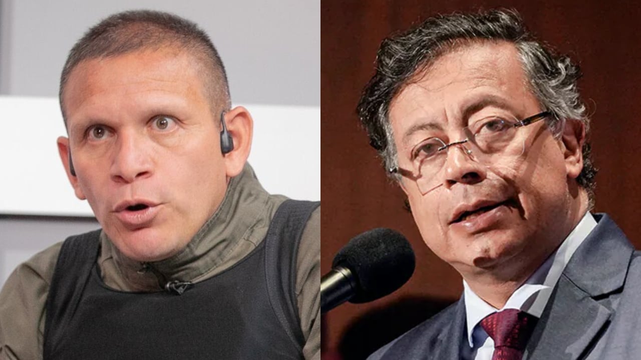 El senador Germán Rodríguez y el expresidente Gustavo Petro.