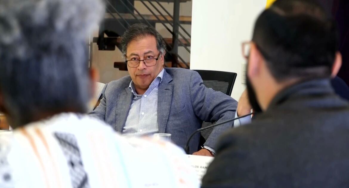 Presidente Gustavo Petro cónclave