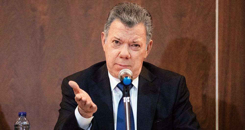 Juan manuel santos Expresidente de la república