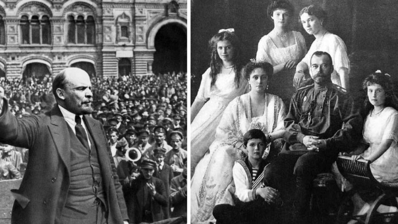 Vladimi Ilich Lenin regresó a Rusia tras la Revolución de Febrero. Muchos pensaron que iba a apoyar al gobierno provisional. Sin embargo, arengó a los bolcheviques para que dieran golpe de Estado.