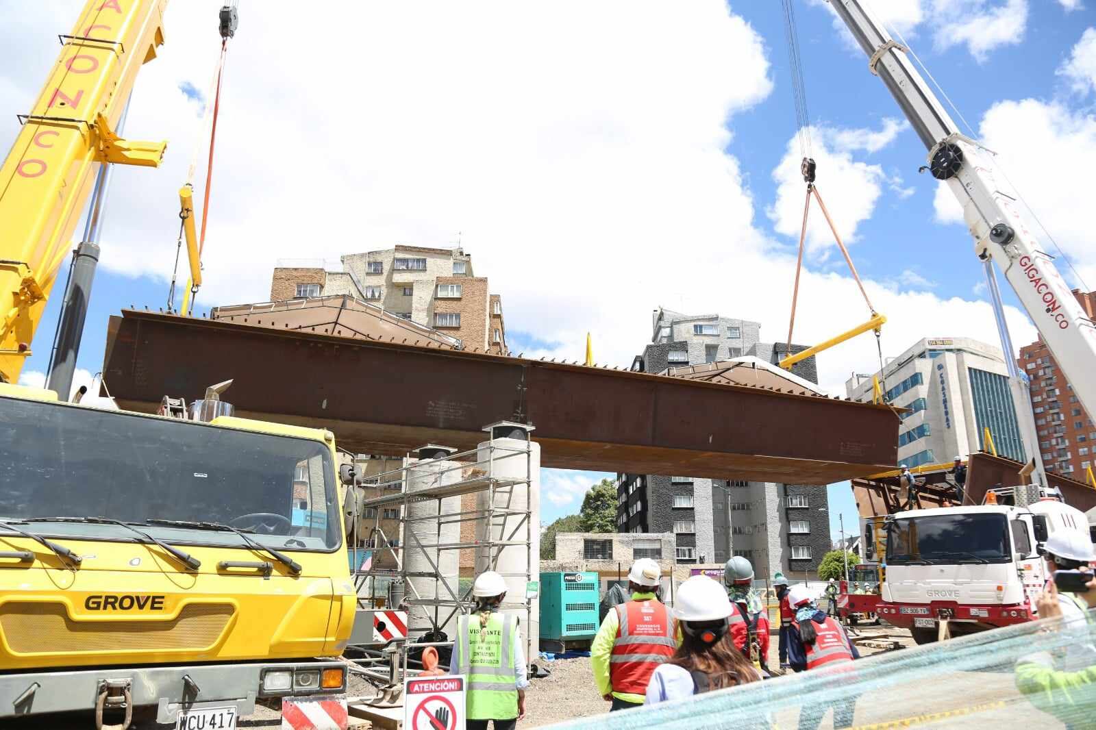 De acuerdo con el IDU, las obras avanzan según el cronograma.