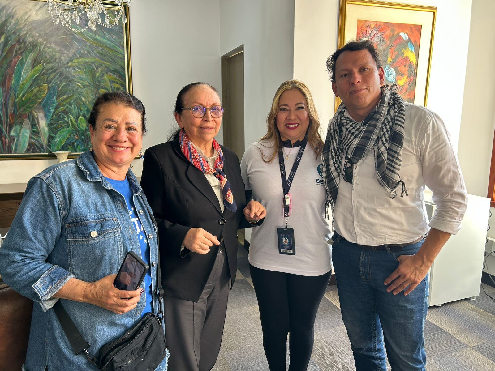 Reunión de sindicatos de la Dian con Secretaría General del Ministerio de Hacienda.