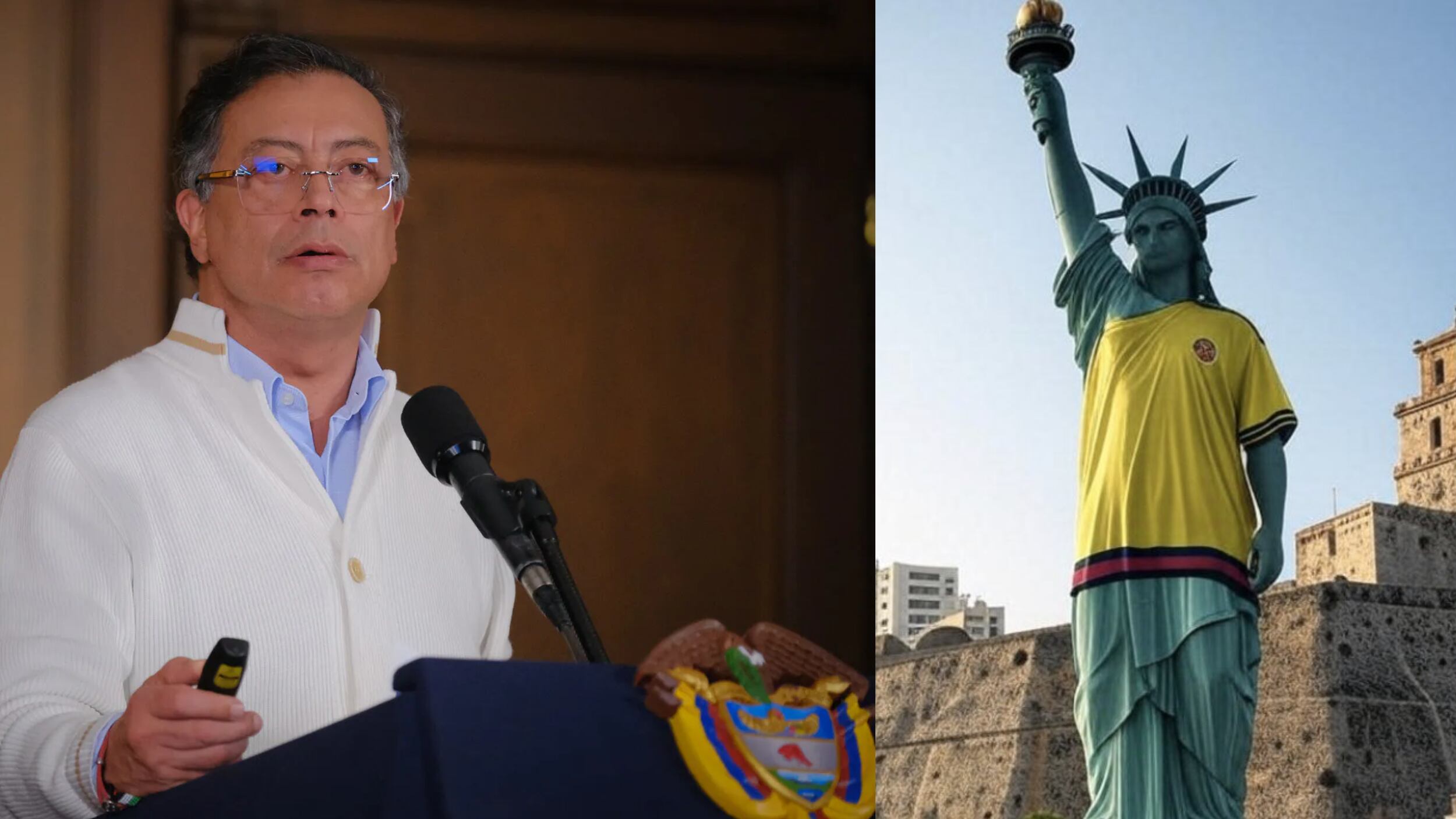 Estatua de la Libertad en Cartagena: la inesperada propuesta de Petro que sacudió redes.