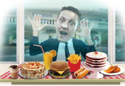 El azúcar y la grasa que se encuentran en la comida rápida no son los más adecuados para la salud mental. 
