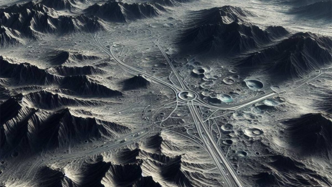 Científicos trabajan en un sistema que haga posible crear carreteras en la Luna.