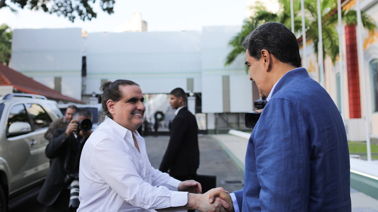 Alex Saab con Nicolas Maduro