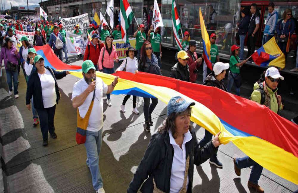 Paro me maestros en Santander.