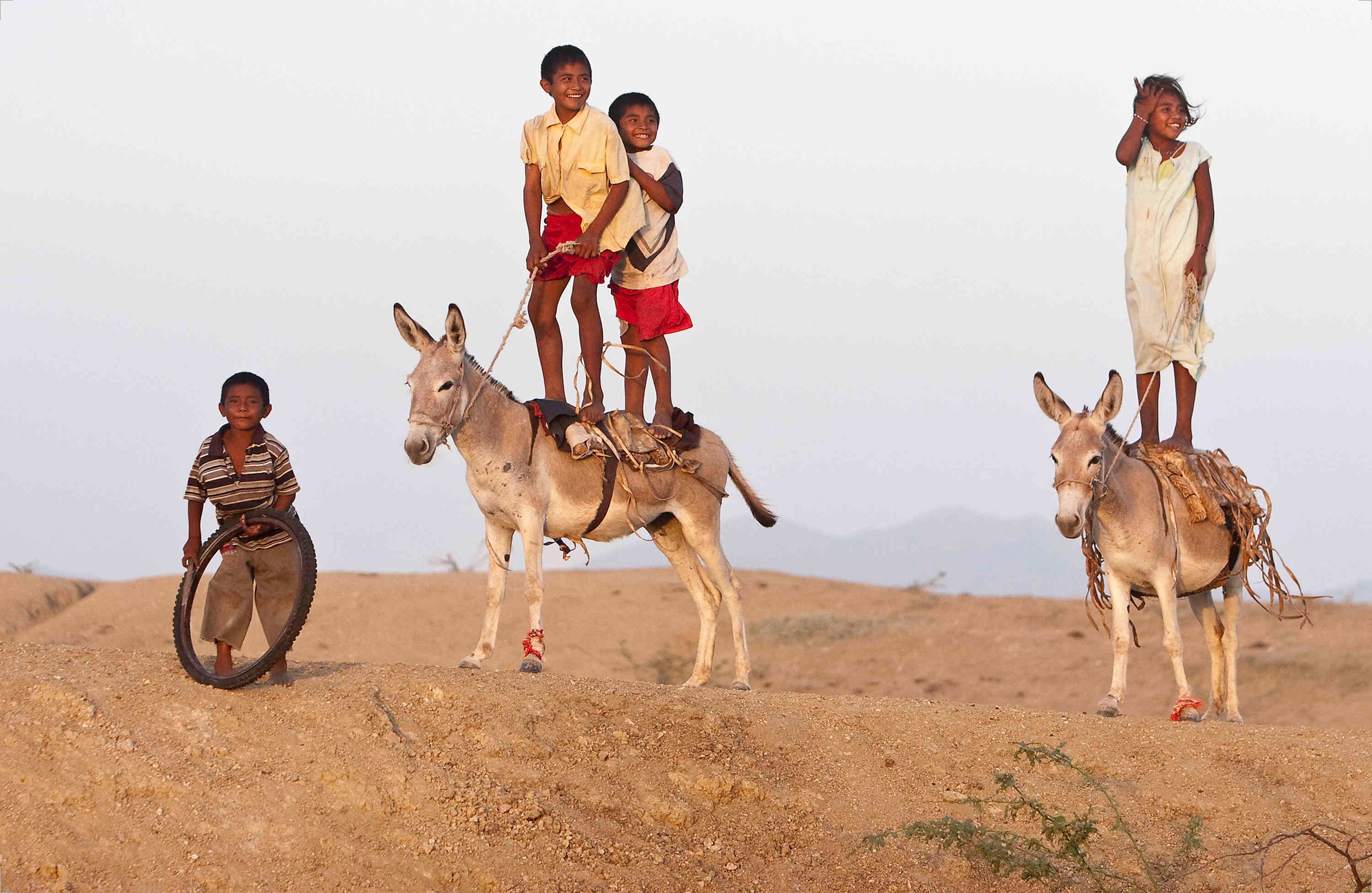 Al territorio de Portete en la Alta Guajira, han regresado numerosas familias que habían huido por la guerra. Muchos de los desplazados que estaban en Maracaibo intentan reconstruir hoy sus sueños de vida. Abril de 2009.