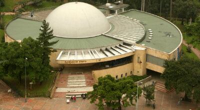 El planetario de Bogotá. 