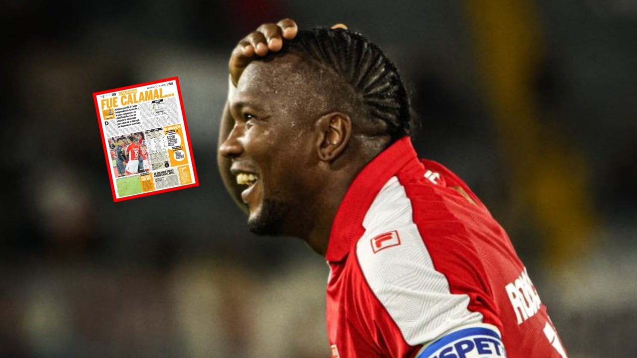 Hugo Rodallega con Santa Fe.