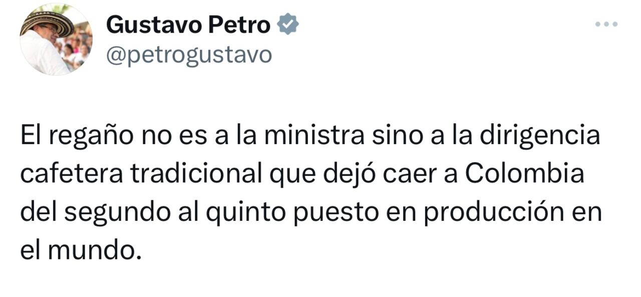 Trino presidente Gustavo Petro