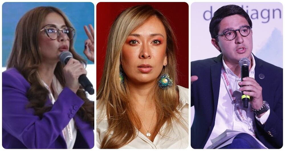 Catherine Juvinao, Katherine Miranda y Duvalier Sánchez.