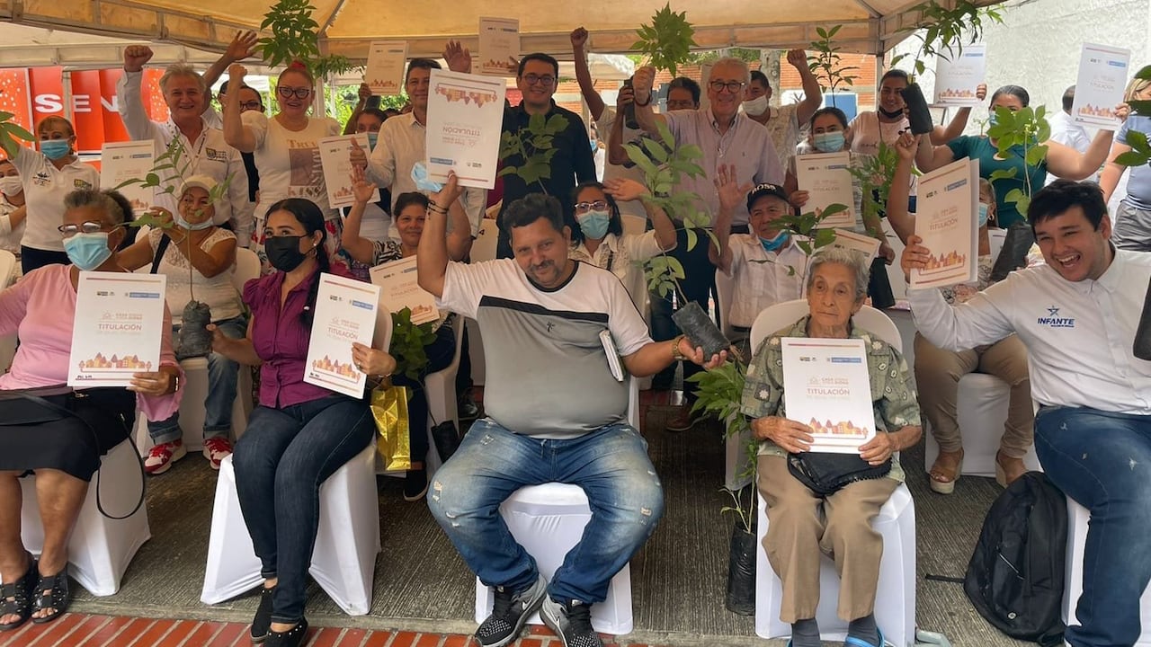 Familias cucuteñas recibieron su título de propiedad