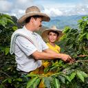 John Pedrero, caficultor de la vereda Sinai en el departamento de Florencia.