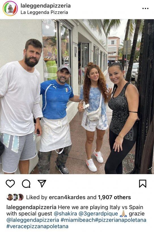 Shakira y Piqué solían ir a reconocida pizzería de Miami