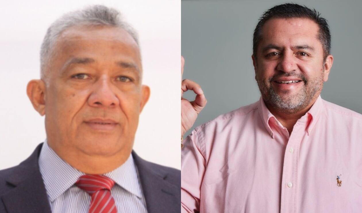 El exrepresentante José Joaquín Merchán y el exsenador Mario Castaño.
