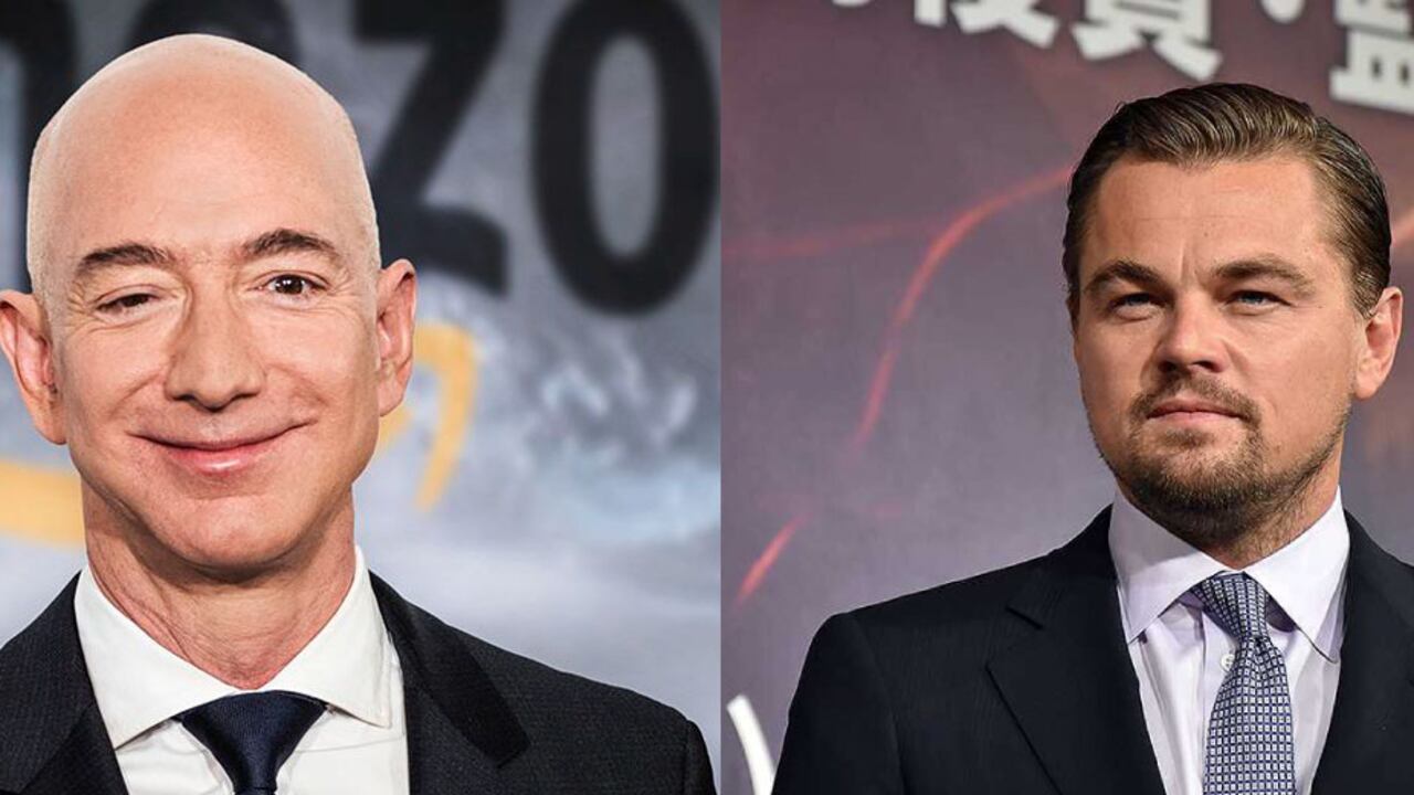En Twitter, Bezos le hizo una curiosa amenaza en broma al actor Leonardo DiCaprio. Foto: Getty
